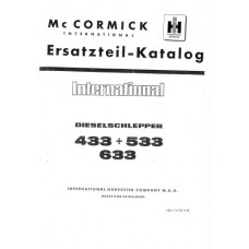 Mc Cormick International 433 - 533 - 633 Parts Manual